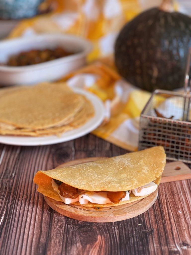 super quick autumn chickpea flour crepes