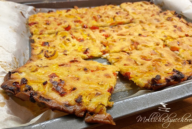 Crunchy Bell Pepper Flatbread