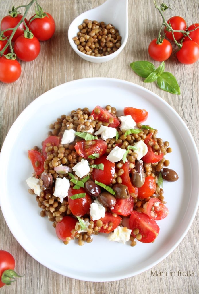 Lentil Salad with Cherry Tomatoes