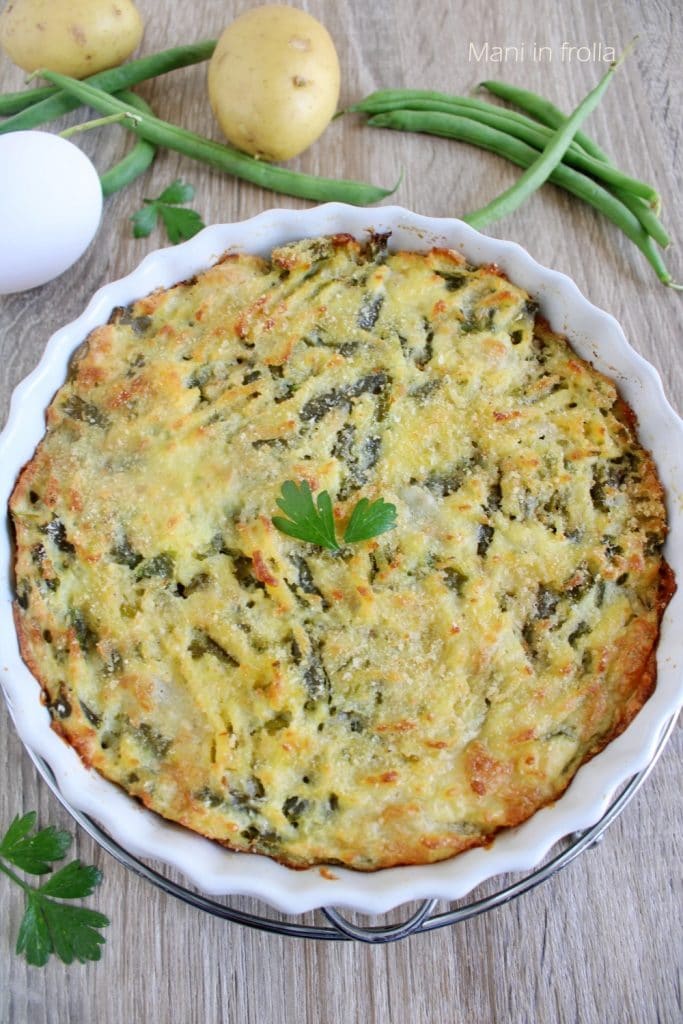 Potato and Green Bean Pie