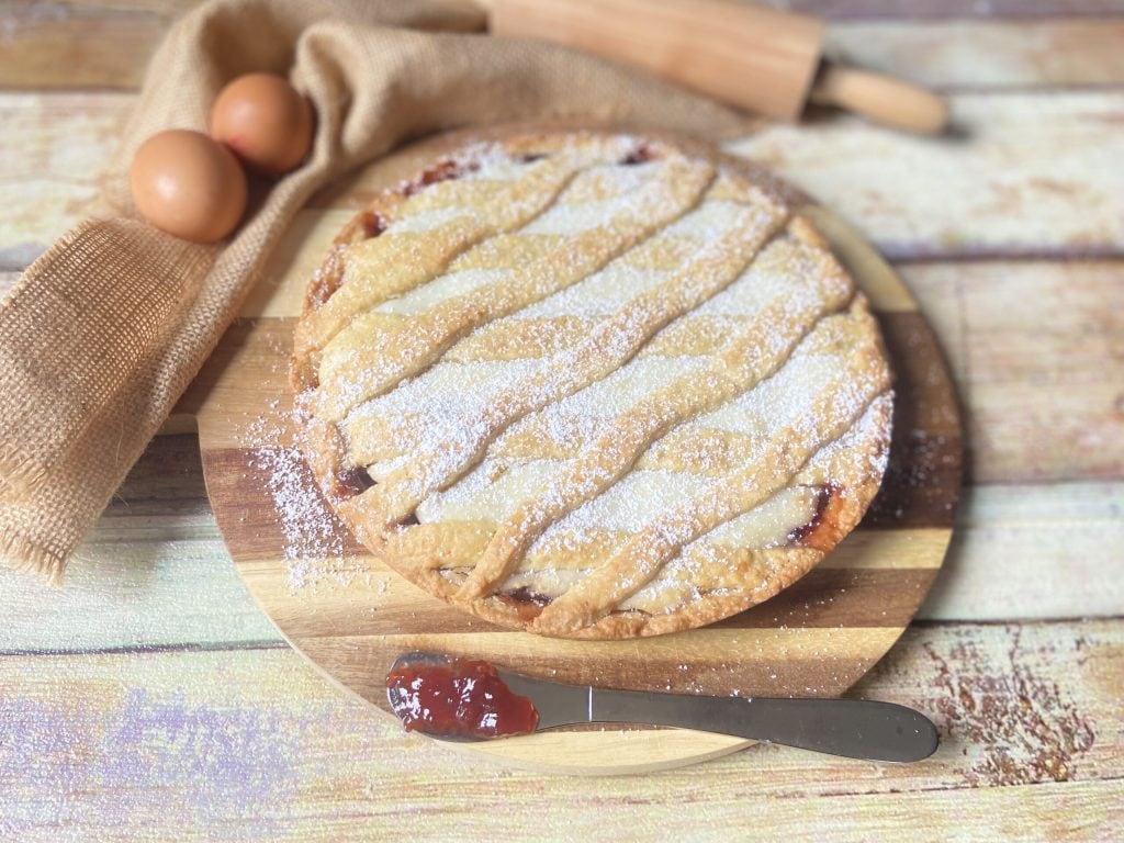 Ricotta and Jam Tart