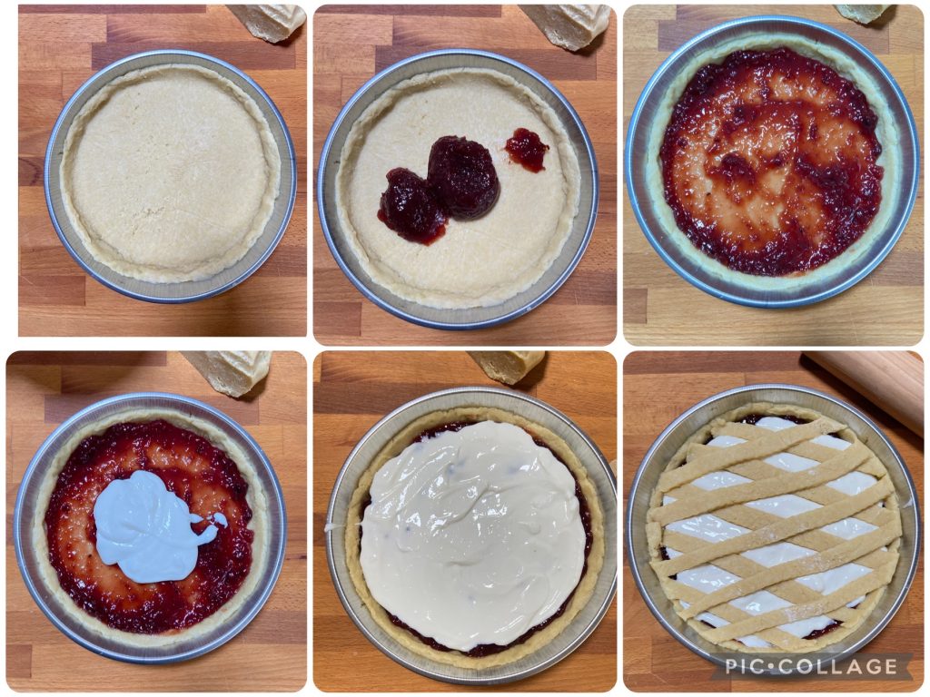 Ricotta and Jam Tart
