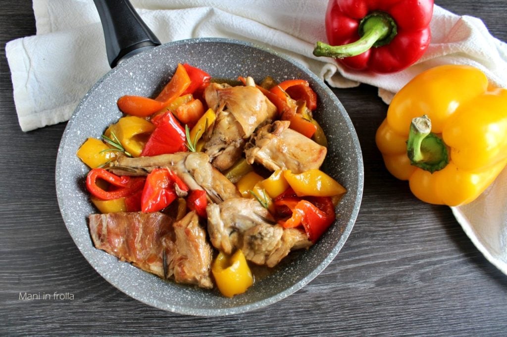 Rabbit with Bell Peppers