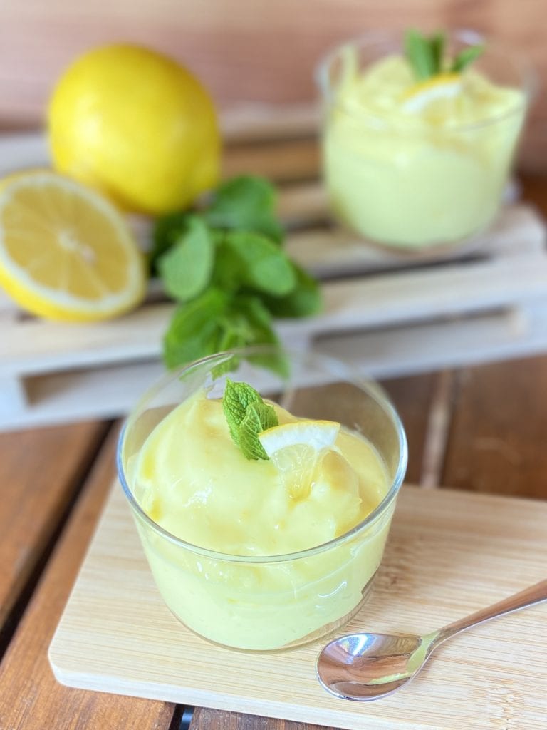 eggless lemon cream
