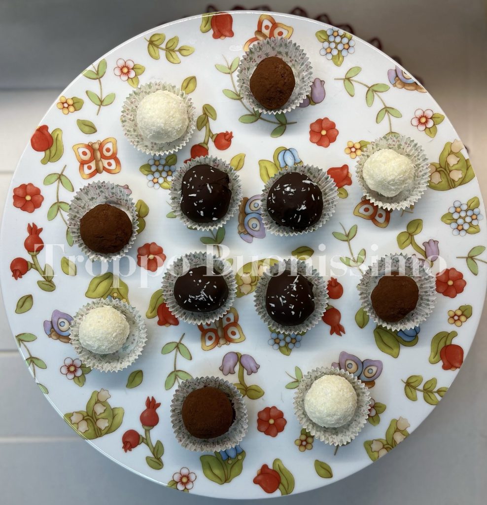 coconut and condensed milk truffles