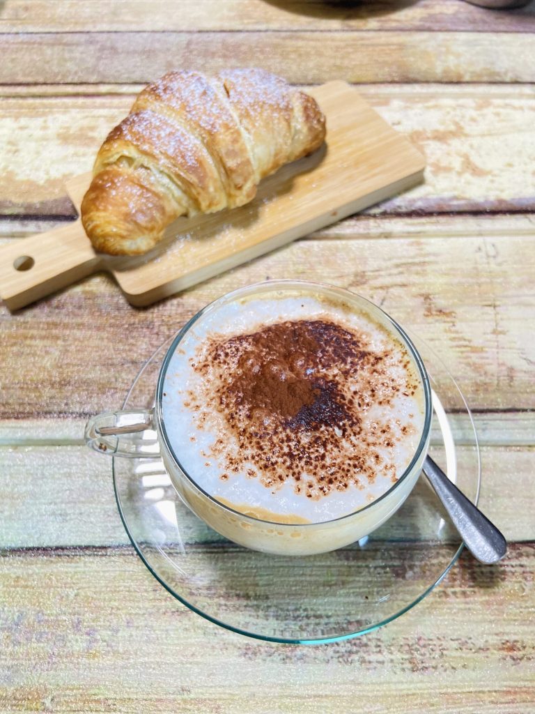 homemade cappuccino