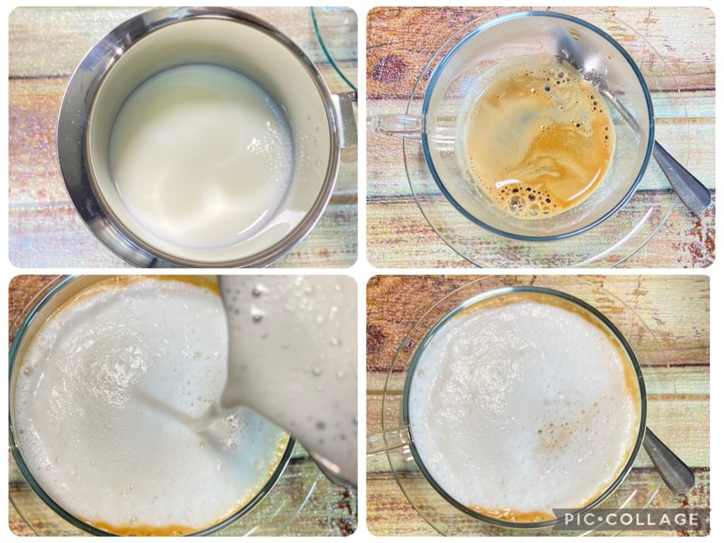 homemade cappuccino
