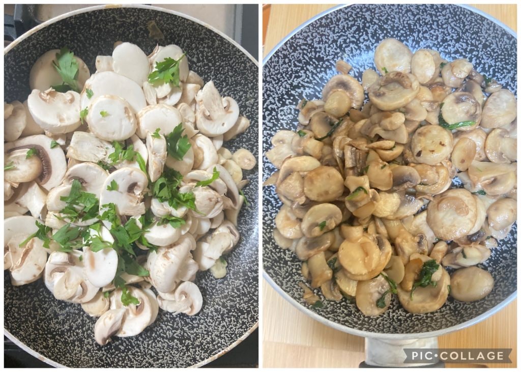 Sauteed Champignon Mushrooms