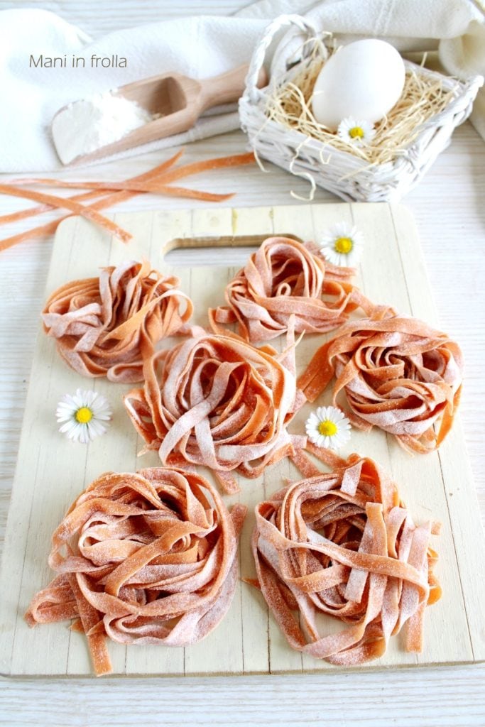 Tagliatelle with Tomato Paste