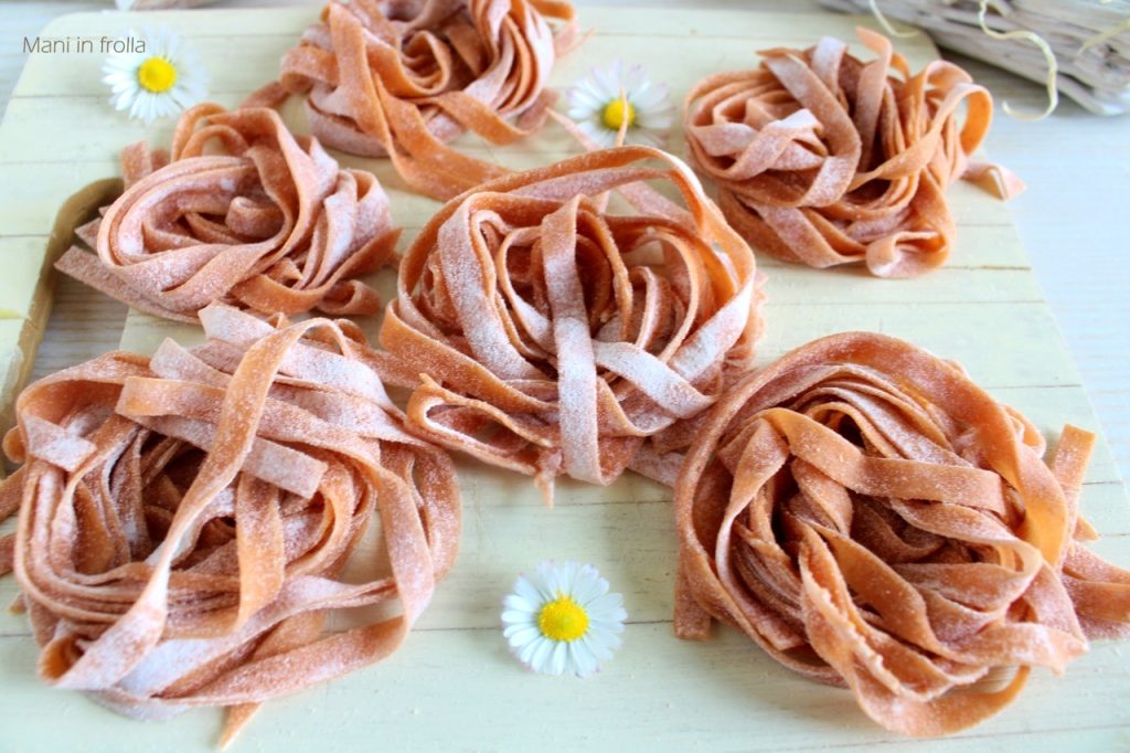 Tagliatelle with Tomato Paste