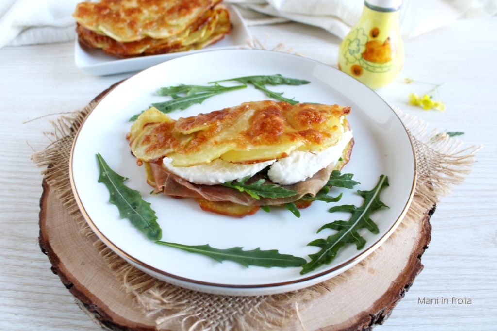 Fake Potato Flatbread with Filling