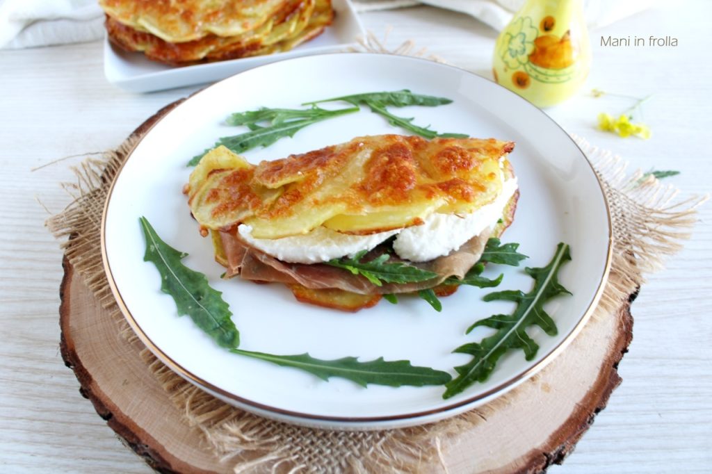 Fake Potato Flatbread with Filling
