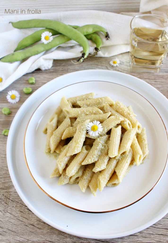 Pasta with Fava Bean Pesto