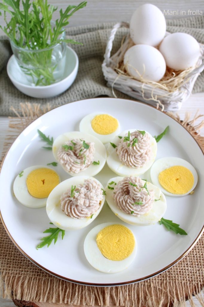 Eggs with Ham Mousse
