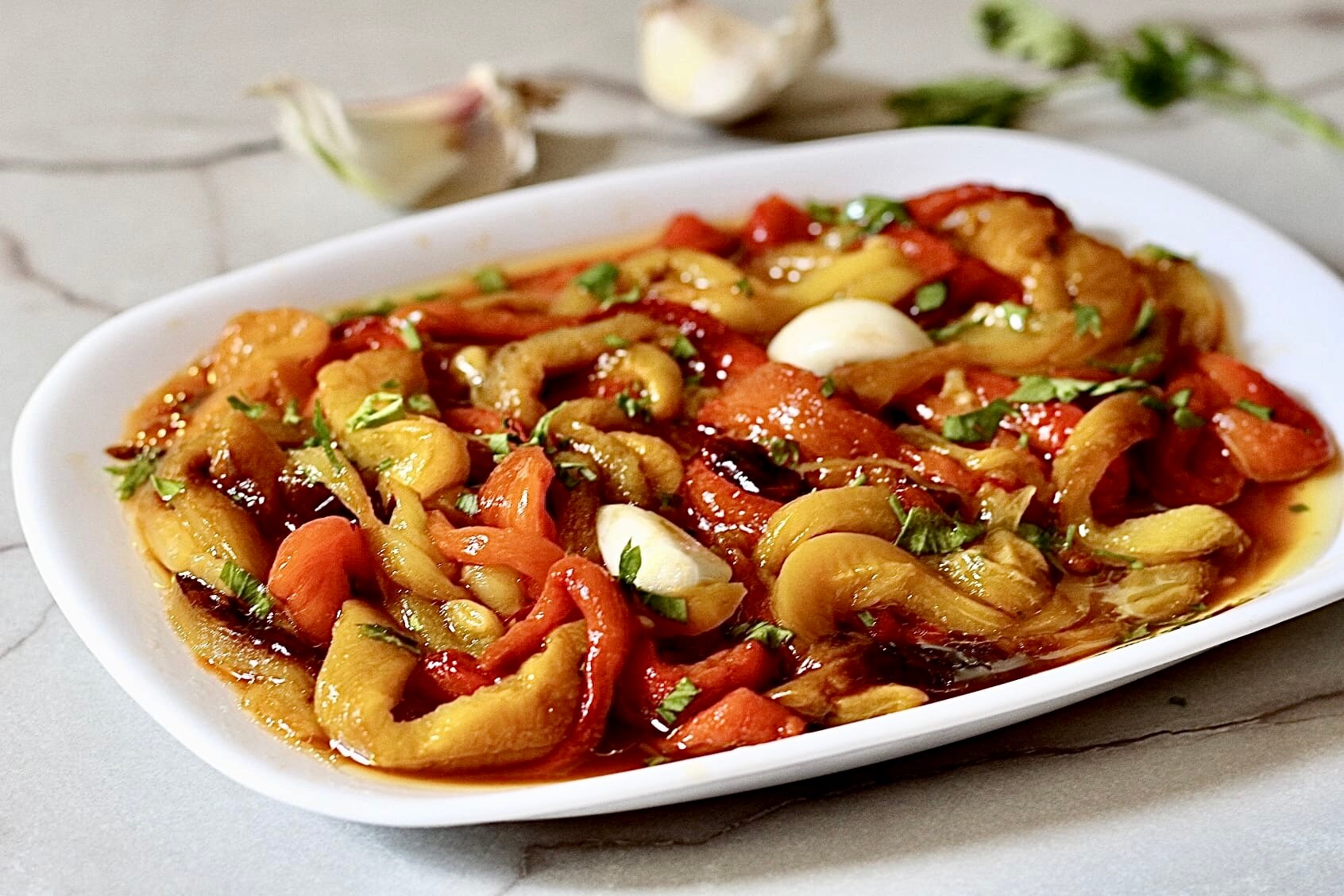 Air Fryer Roasted Peppers, NO GREASE, NOT FRIED and so delicious.