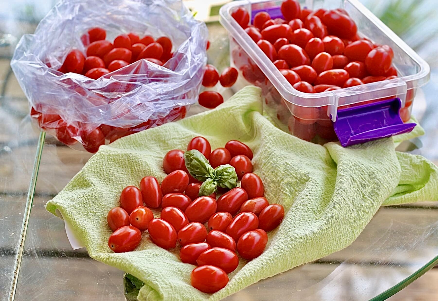 Freezing Fresh Cherry Tomatoes, Tips and Benefits.