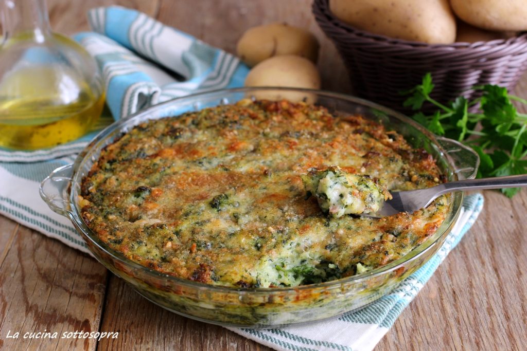 potato and spinach casserole