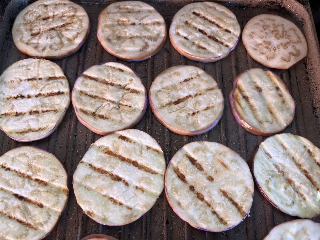 grilled eggplants
