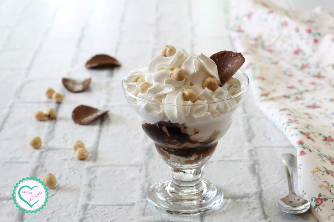 Iced Coffee with Ice Cream and Whipped Cream