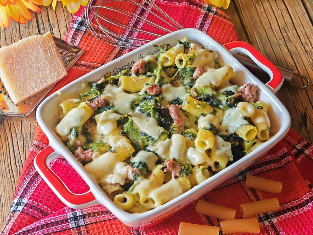 Baked Pasta with Broccoli Rabe and Sausage