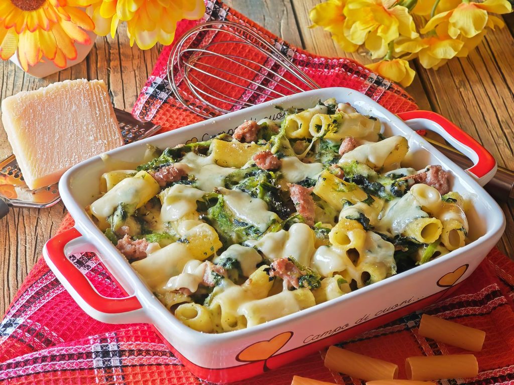 Baked Pasta with Broccoli Rabe and Sausage