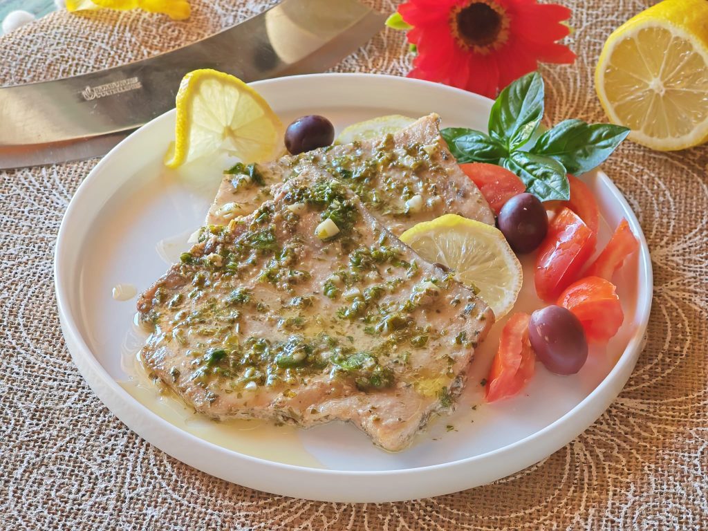 Swordfish with Salmoriglio