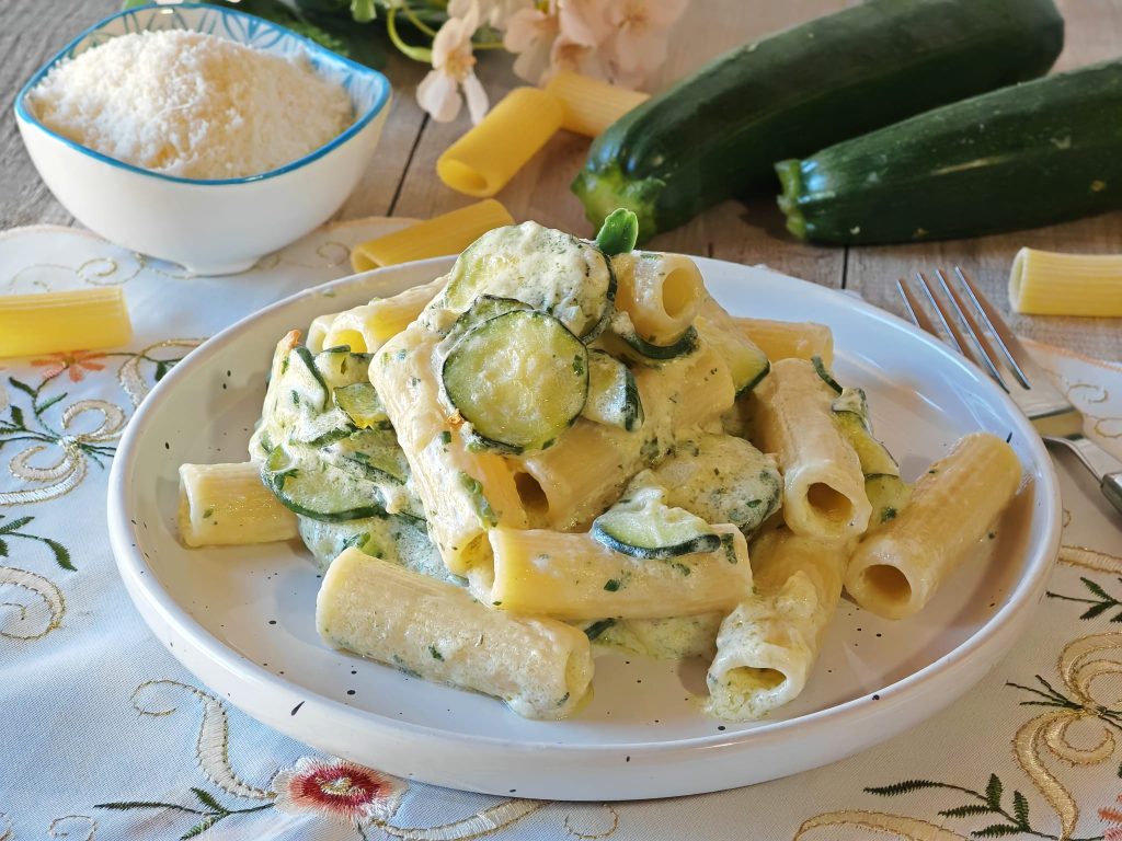 Pasta with Zucchini and Robiola