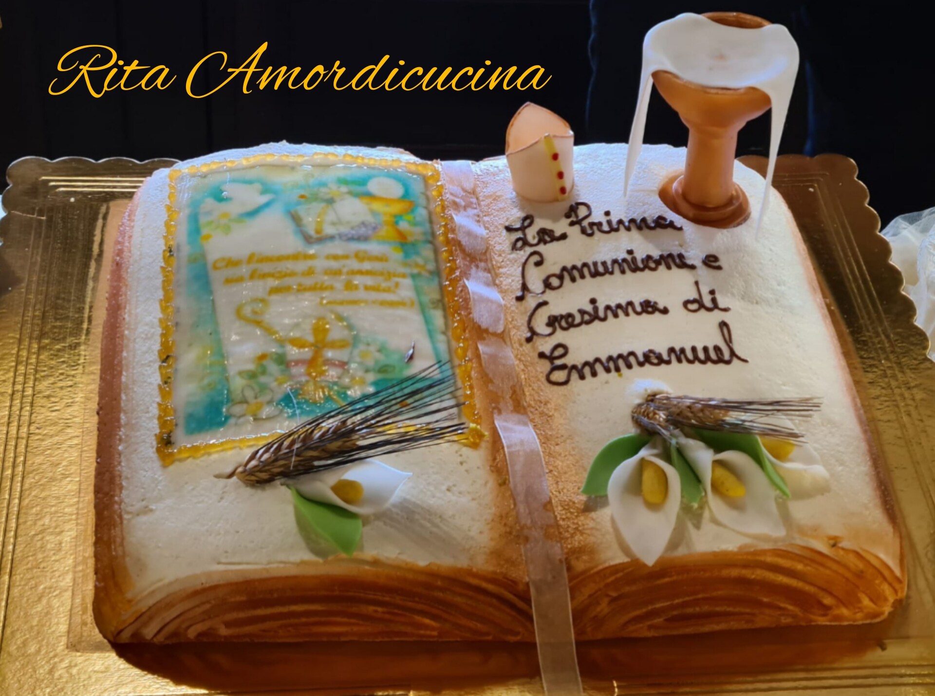 Book Cake for Communions and Confirmations