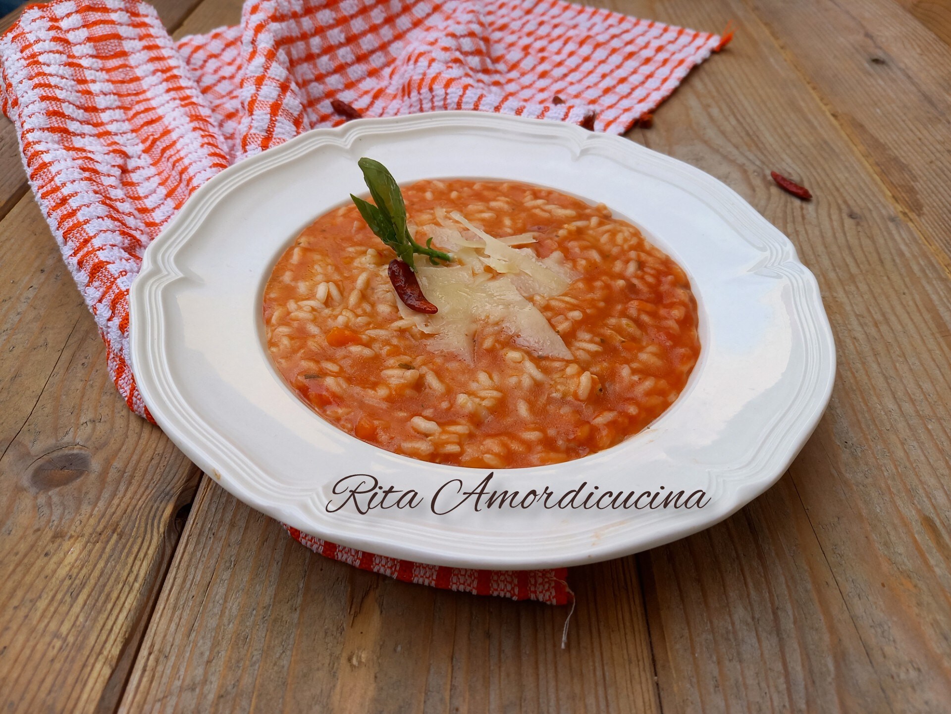 Risotto with ‘nduja and Caciocavallo Silano