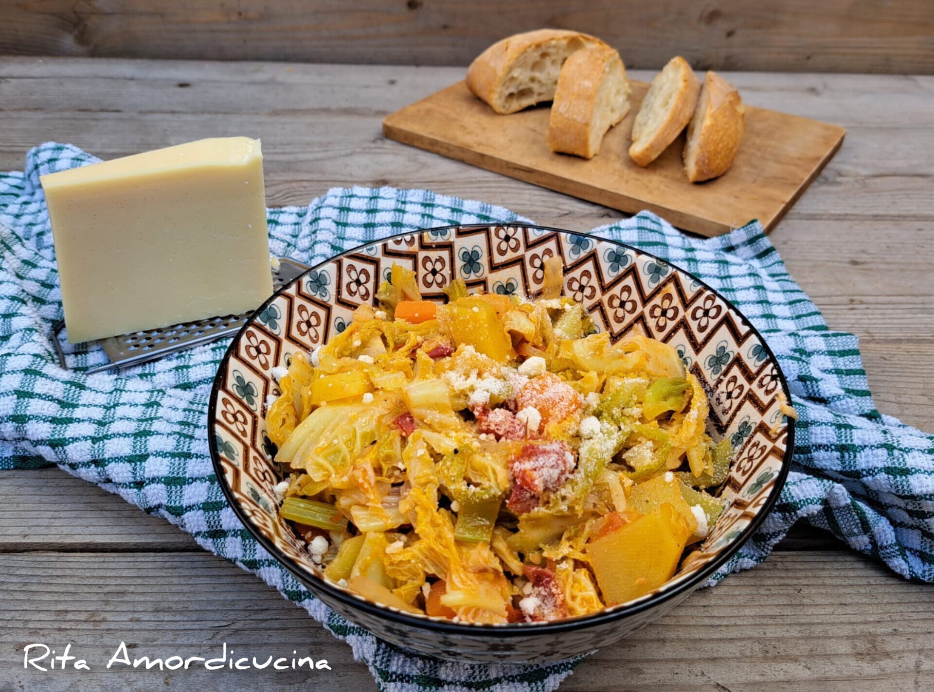 Spring Cabbage with Mixed Vegetables