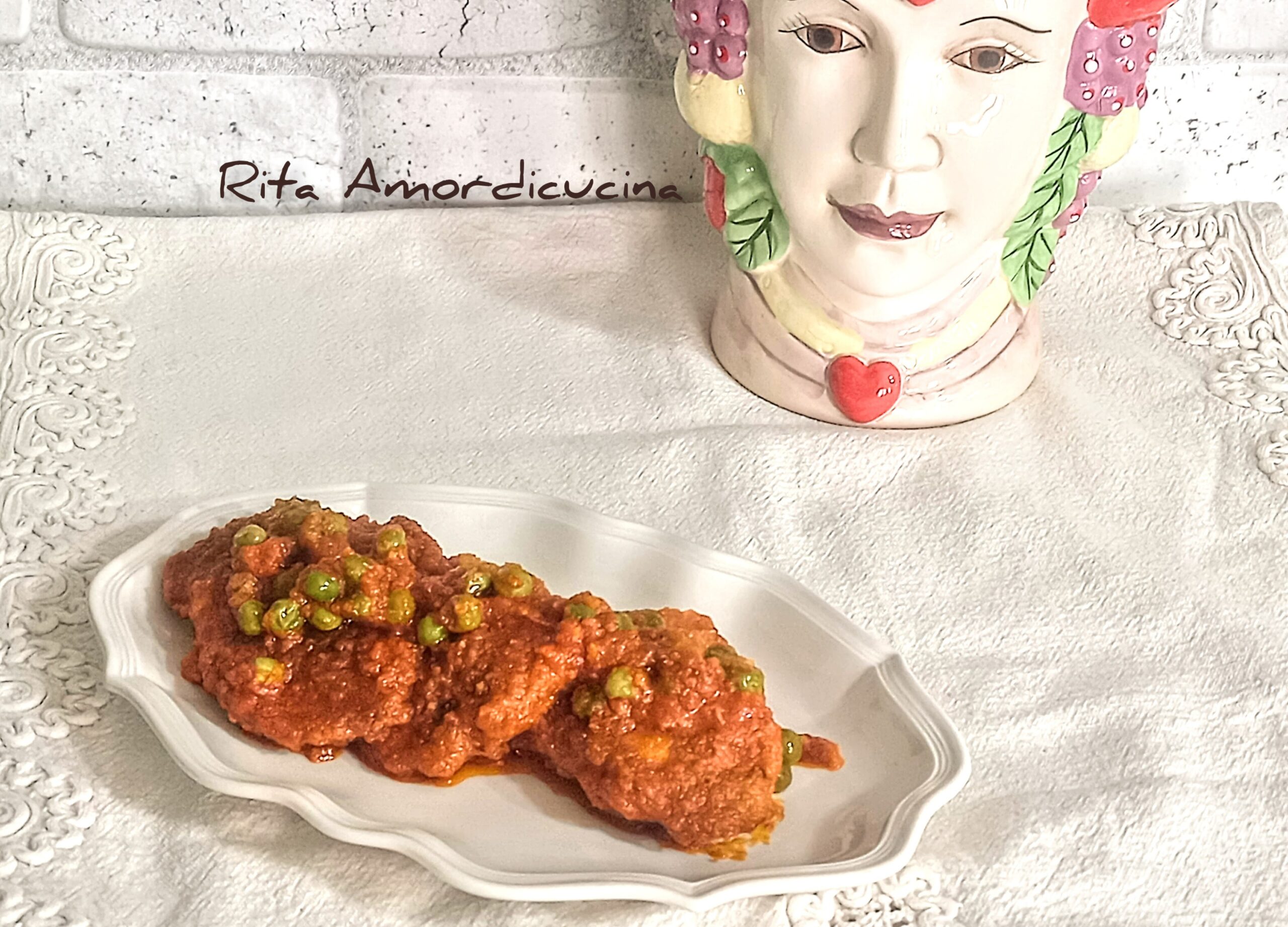 Sardines Beccafico with Peas in Sauce