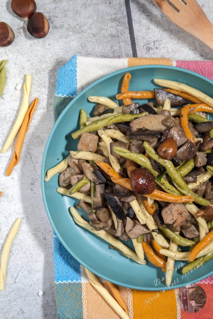 Pasta with Eggplants and Porcini Mushrooms