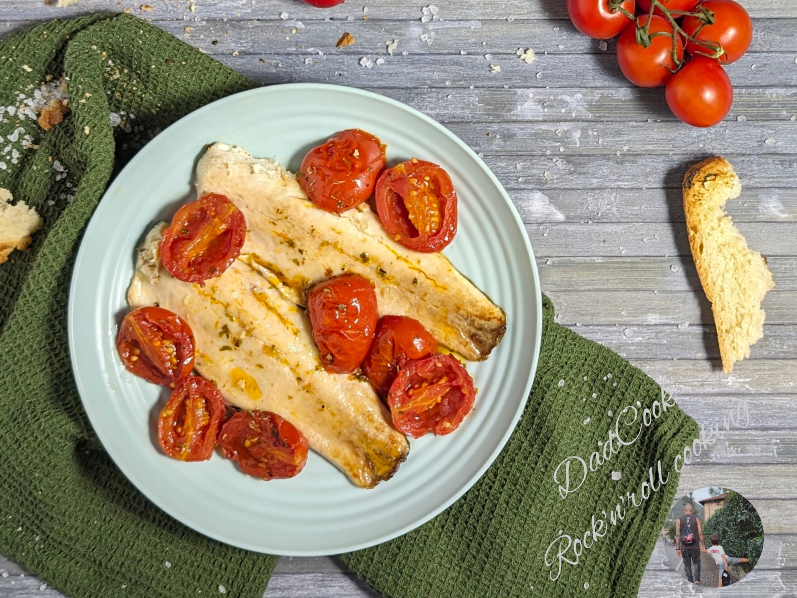 Pan-Fried Mullet with Cherry Tomatoes