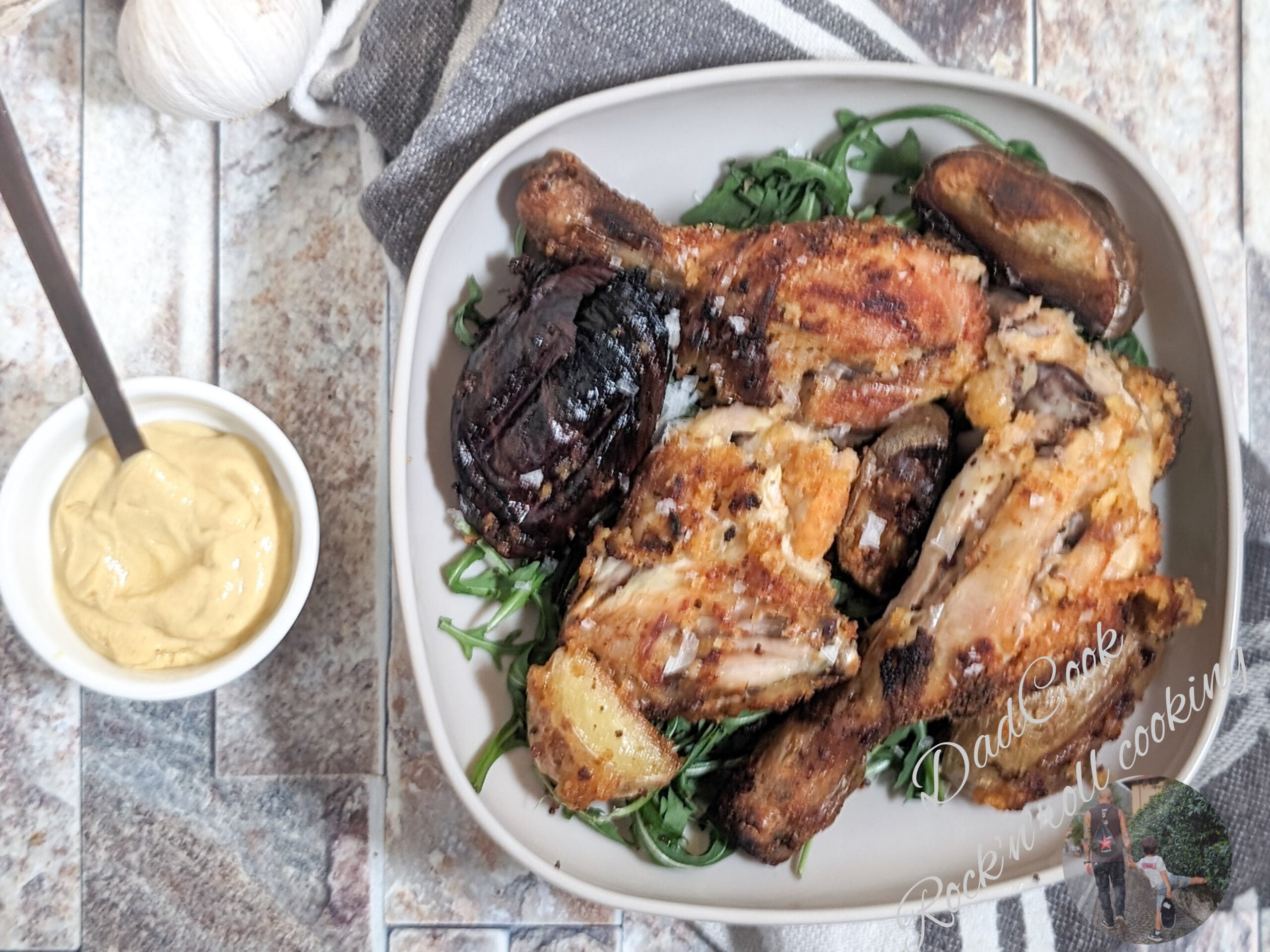 Spiced Roasted Chicken with Paprika and Curry: Crispy Outside, Tender Inside!