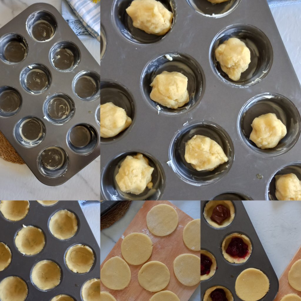 Pastry Puffs with Nutella and Jam
