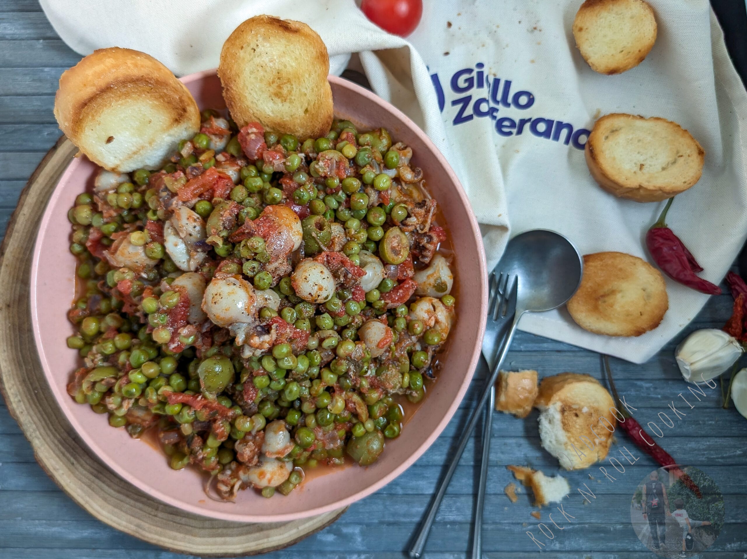 Cuttlefish with Peas: Easy and Quick Recipe