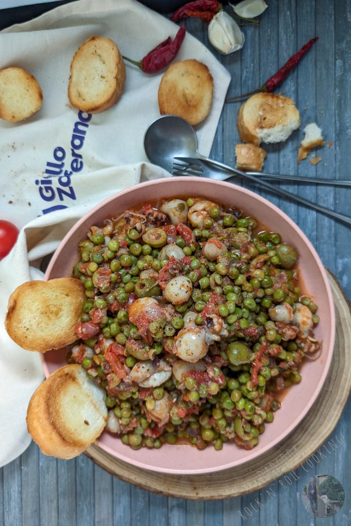 Cuttlefish with Peas: Easy and Quick Recipe