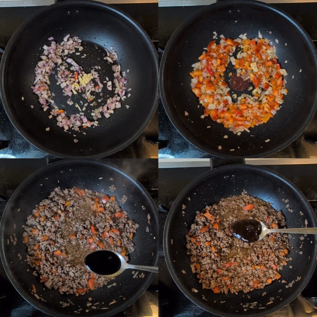 Quick Recipe: Soy Noodles and Ground Meat in Sweet and Sour Sauce