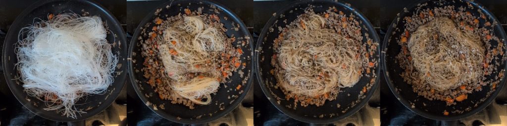 Quick Recipe: Soy Noodles and Ground Meat in Sweet and Sour Sauce