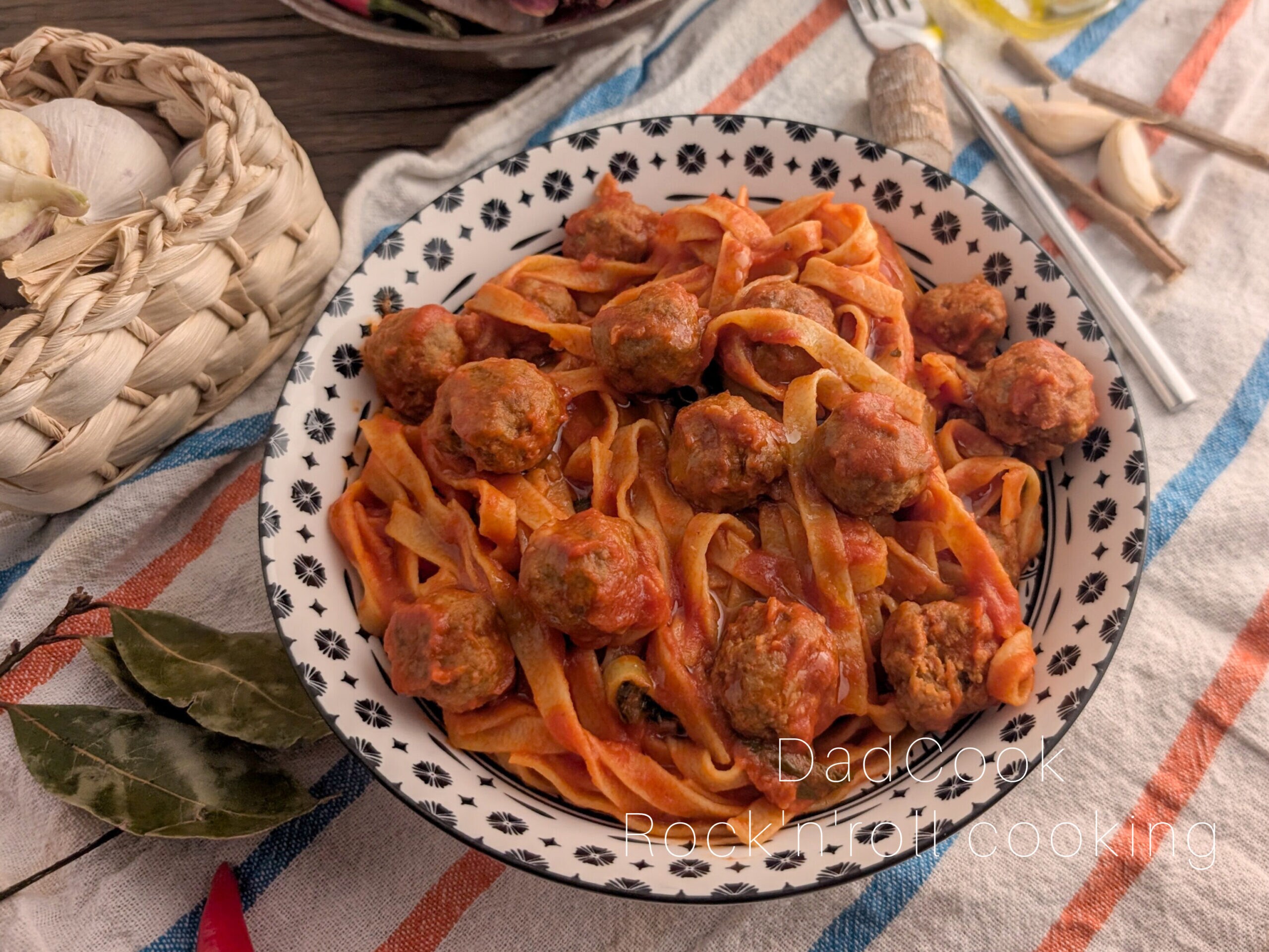 Tagliatelle with Meatballs in Sauce: Grandma’s Recipe