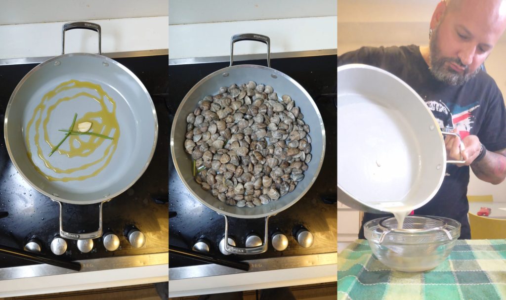 Spaghetti with Clams and Cherry Tomatoes