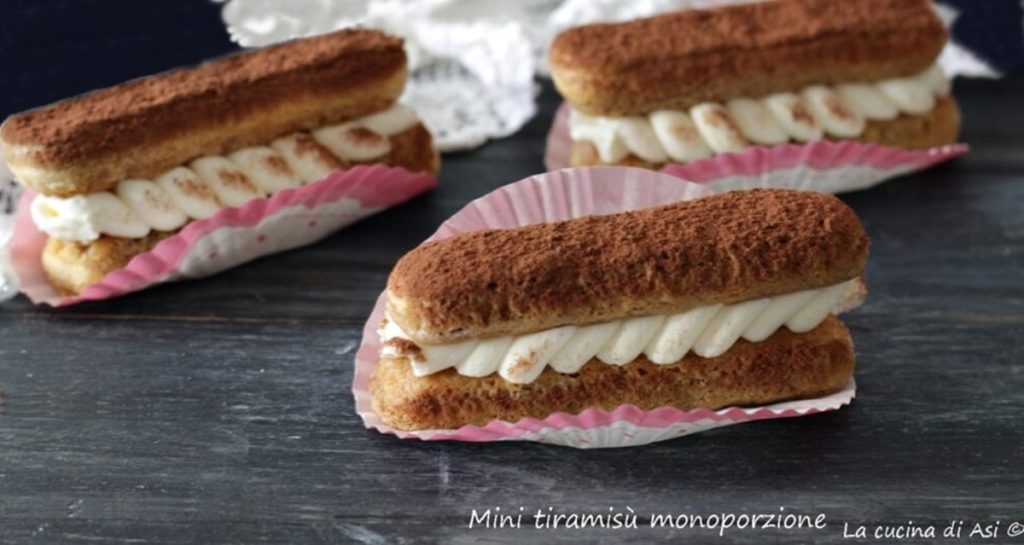Individual Mini Tiramisu without eggs