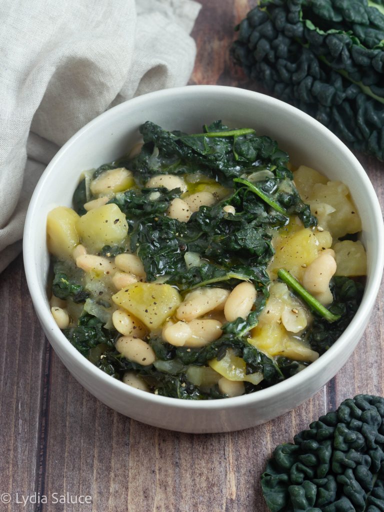 Kale and Bean Soup in Slow Cooker