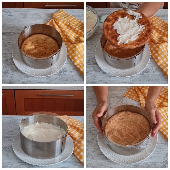 Karpatka Polish cake, preparation
