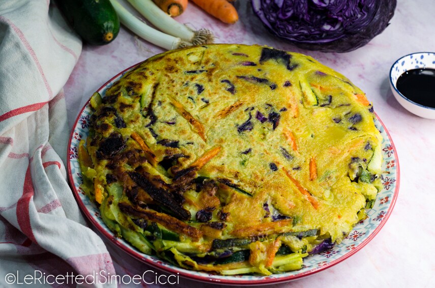 Korean vegetable pancake