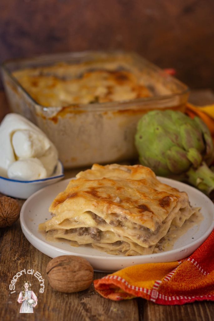 Artichoke Lasagna with Walnut Béchamel
