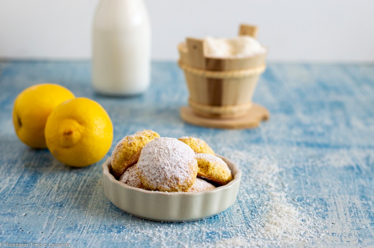 Lemon Cookies with Whole Grain Rice Flour
