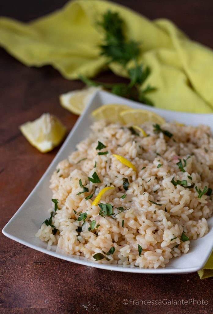 Light Lemon and Parsley Risotto