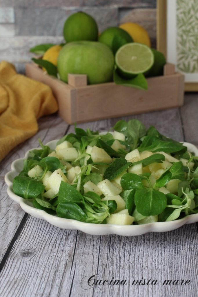 Lamb's Lettuce and Fruit Salad Sea View Kitchen