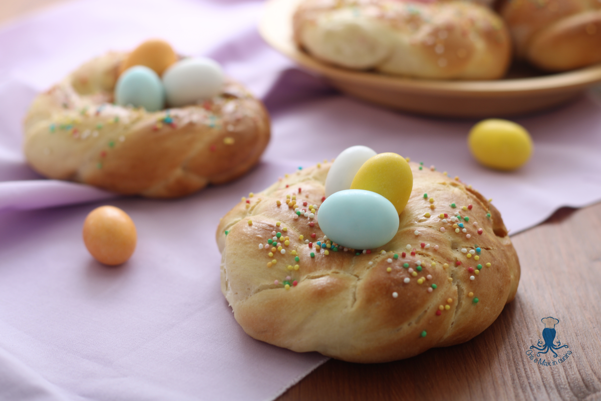 Easter Braided Nests, delicious recipe with and without Thermomix step by step.